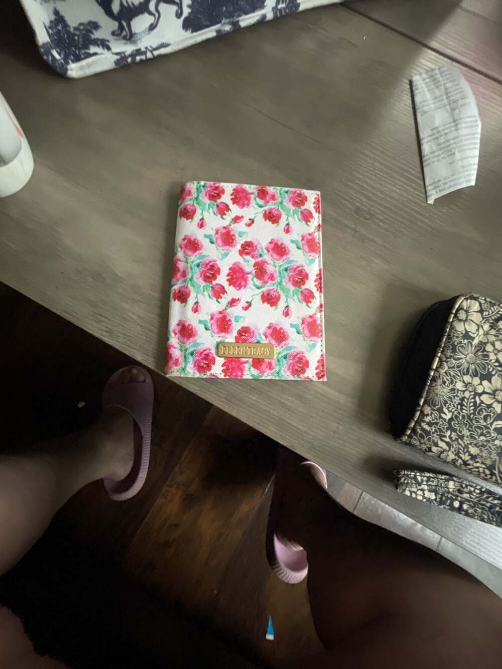Ellen Tracy Floral Passport Holder Case